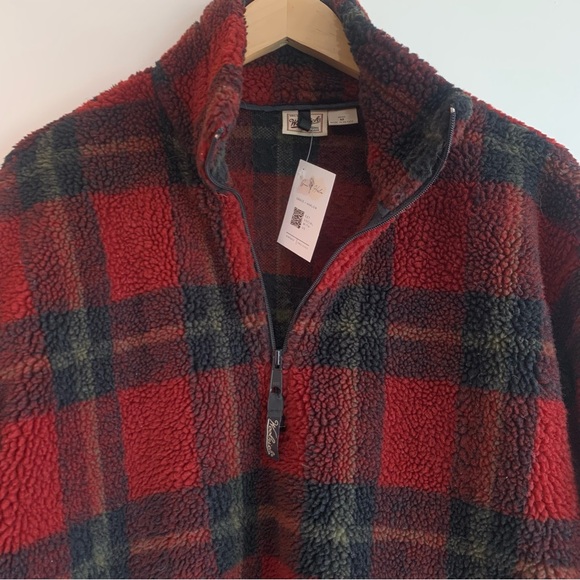 Woolrich 1/4 Zip Plaid Fleece - Picture 5 of 6